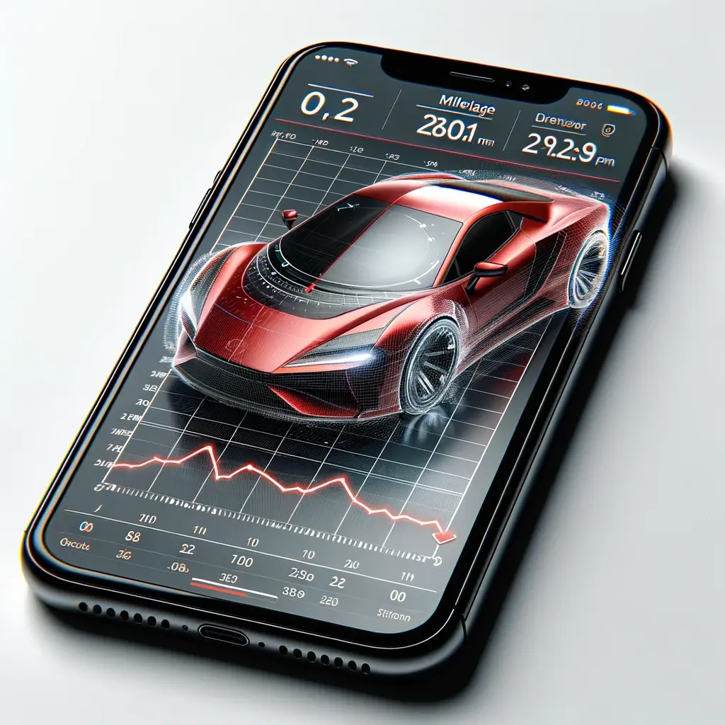 Checking vehicle odometer history from iphone