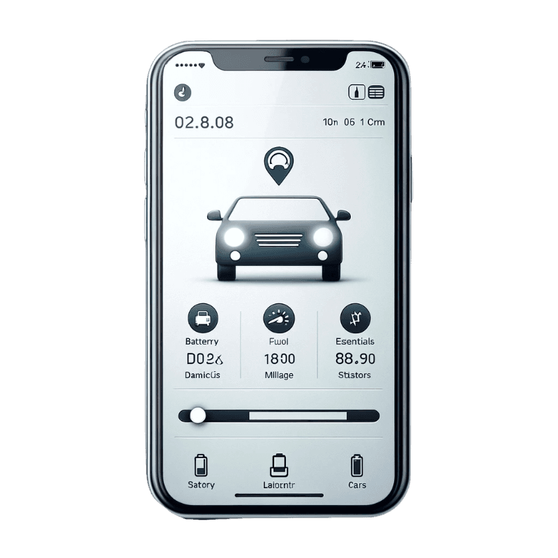 Controllo della cronologia dell'auto dal cellulare