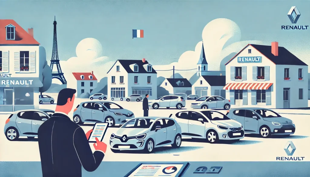 Frence car market and differente models
